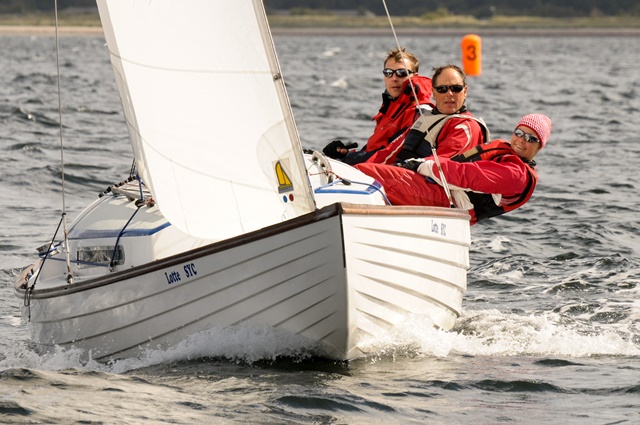 DM der Folkeboote 2014 in Eckernförde - Familiencrew Rehbehn